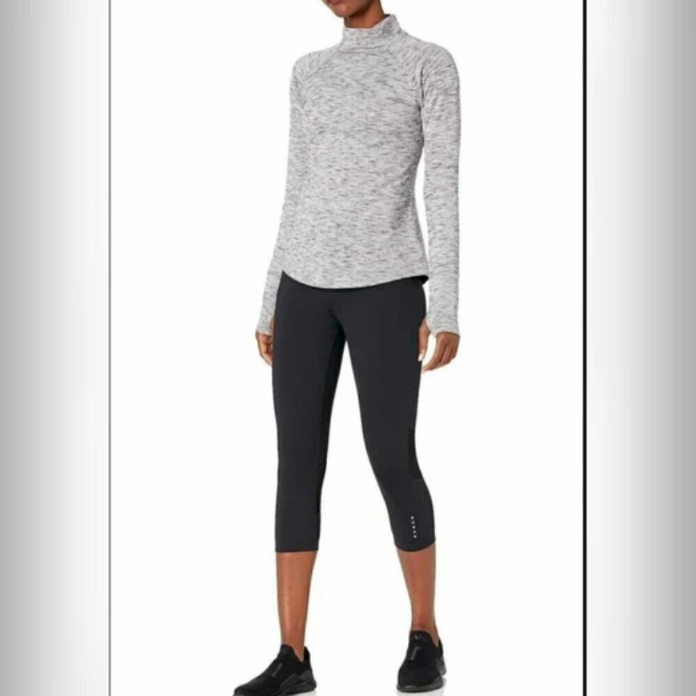 Core 10 Black Workout Capri Leggings Size XL